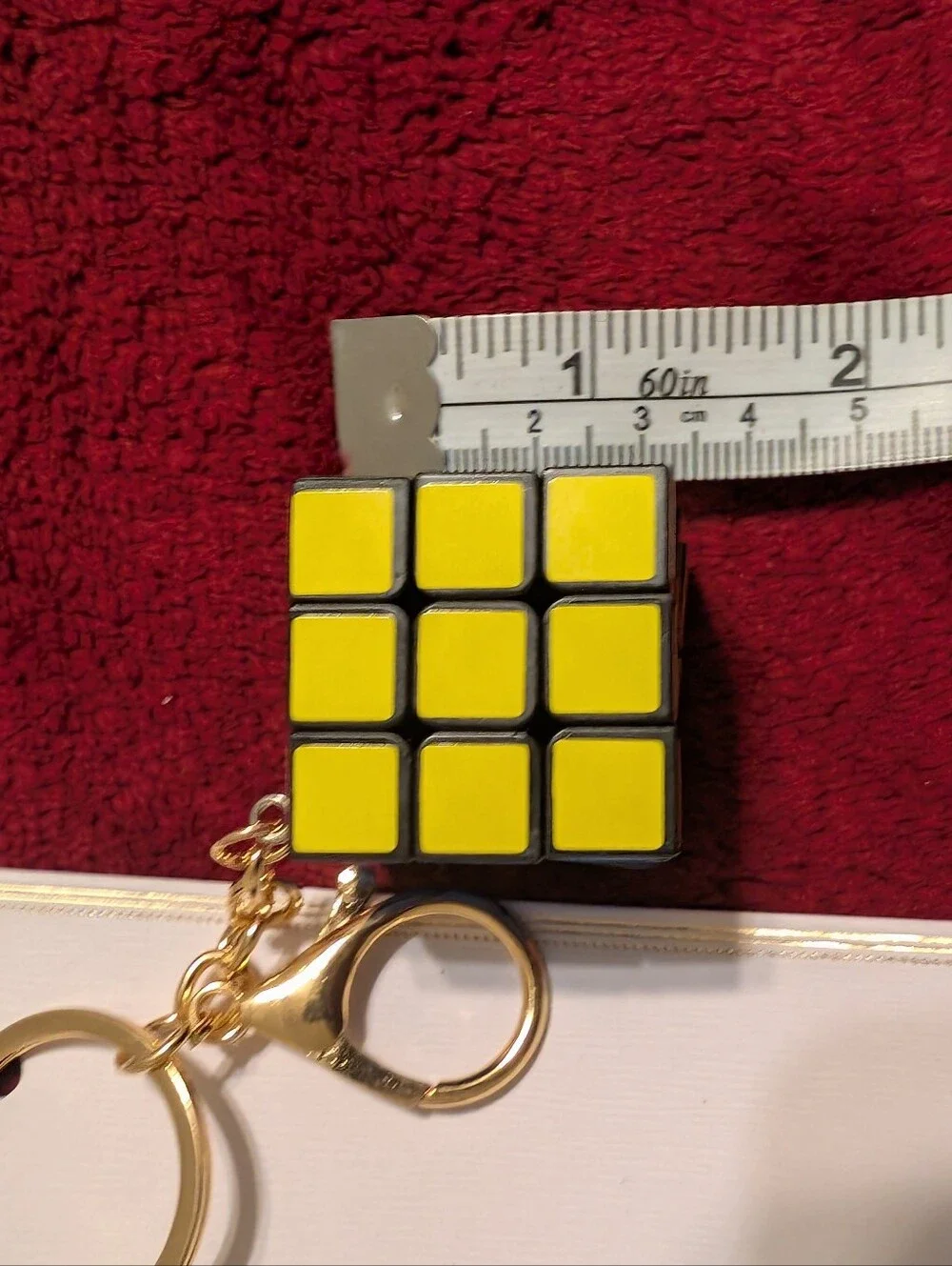 New Rubik's Cube  Bag Charm/Keychain